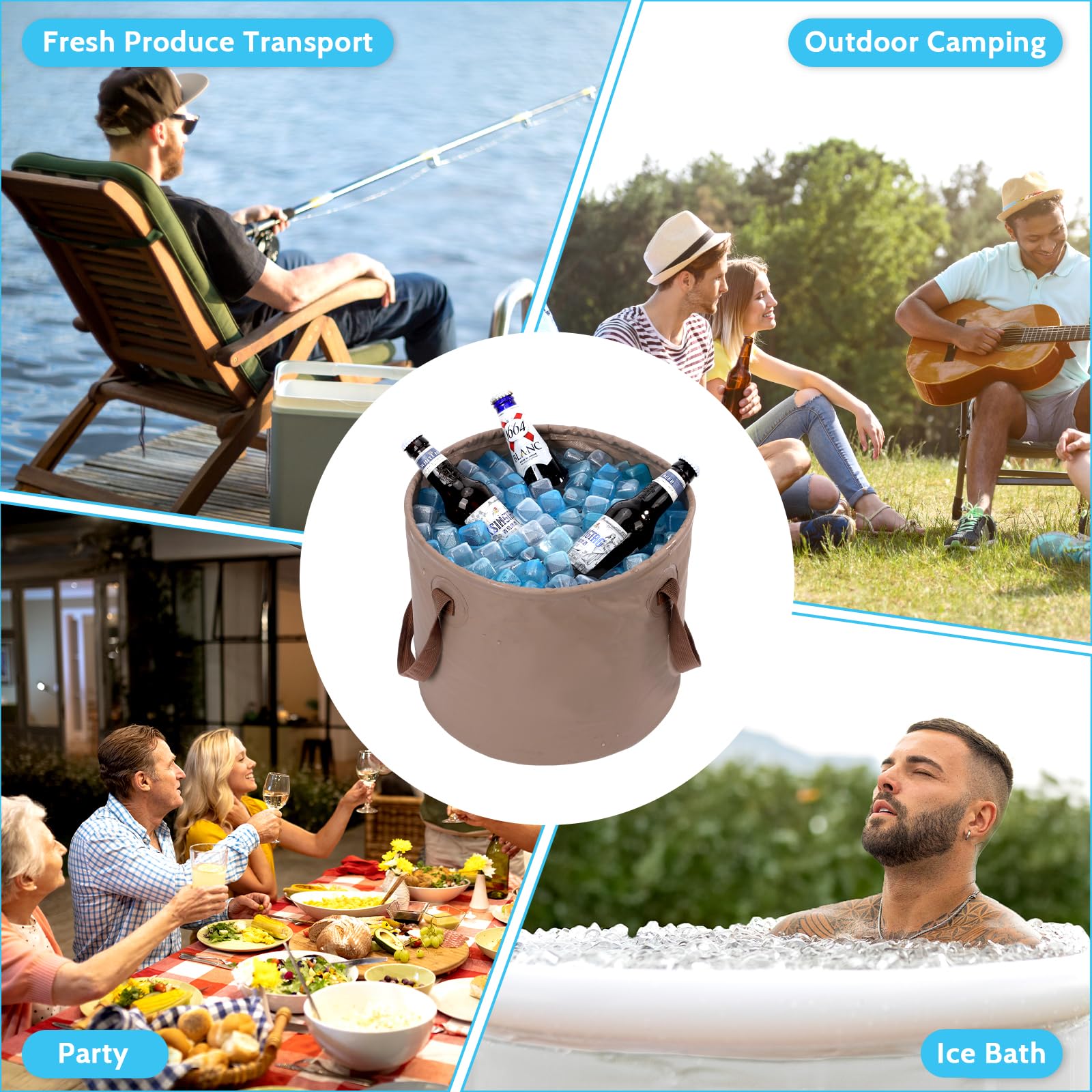SHENGQIPC FDA-grade fake ice cubes for safe freezer use