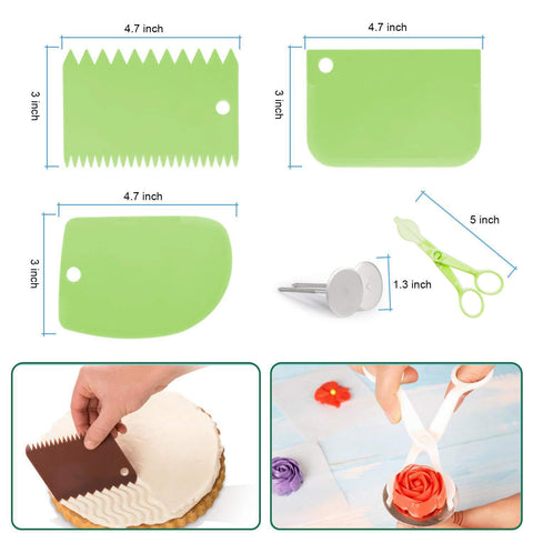 SHENGWANGYANGLUO border and flower tips enable elegant piping effects.