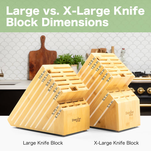 Shenzhen Knives block anti-skid feet keep it stable on counters.