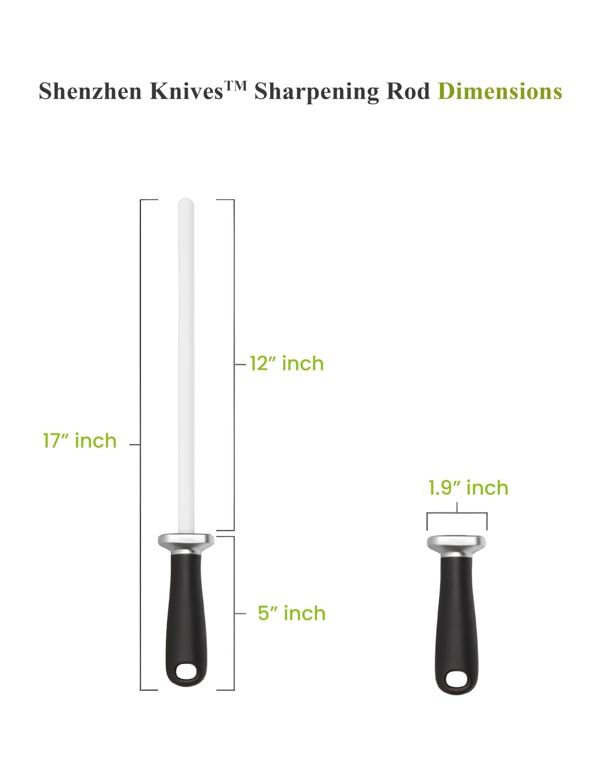 Shenzhen Knives nylon handle provides comfortable grip during use.