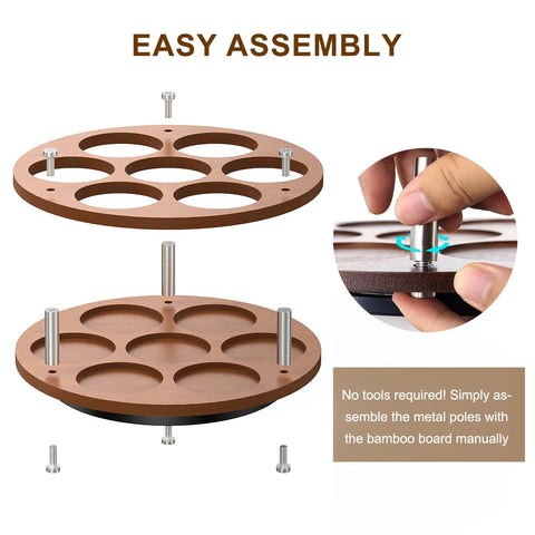 SHILFID versatile organizer fits wine, olive oil, and spices with ease.
