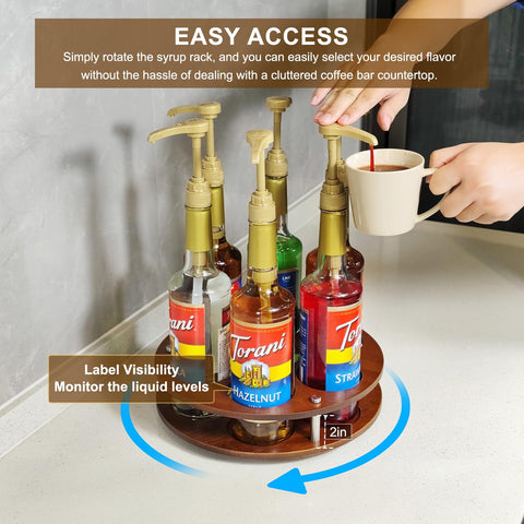 SHILFID large 9.5-inch lazy susan base distributes weight for stable setup.