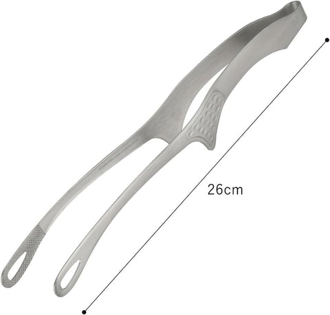 With a 10.2 inch length, they reach into pans and grills comfortably.