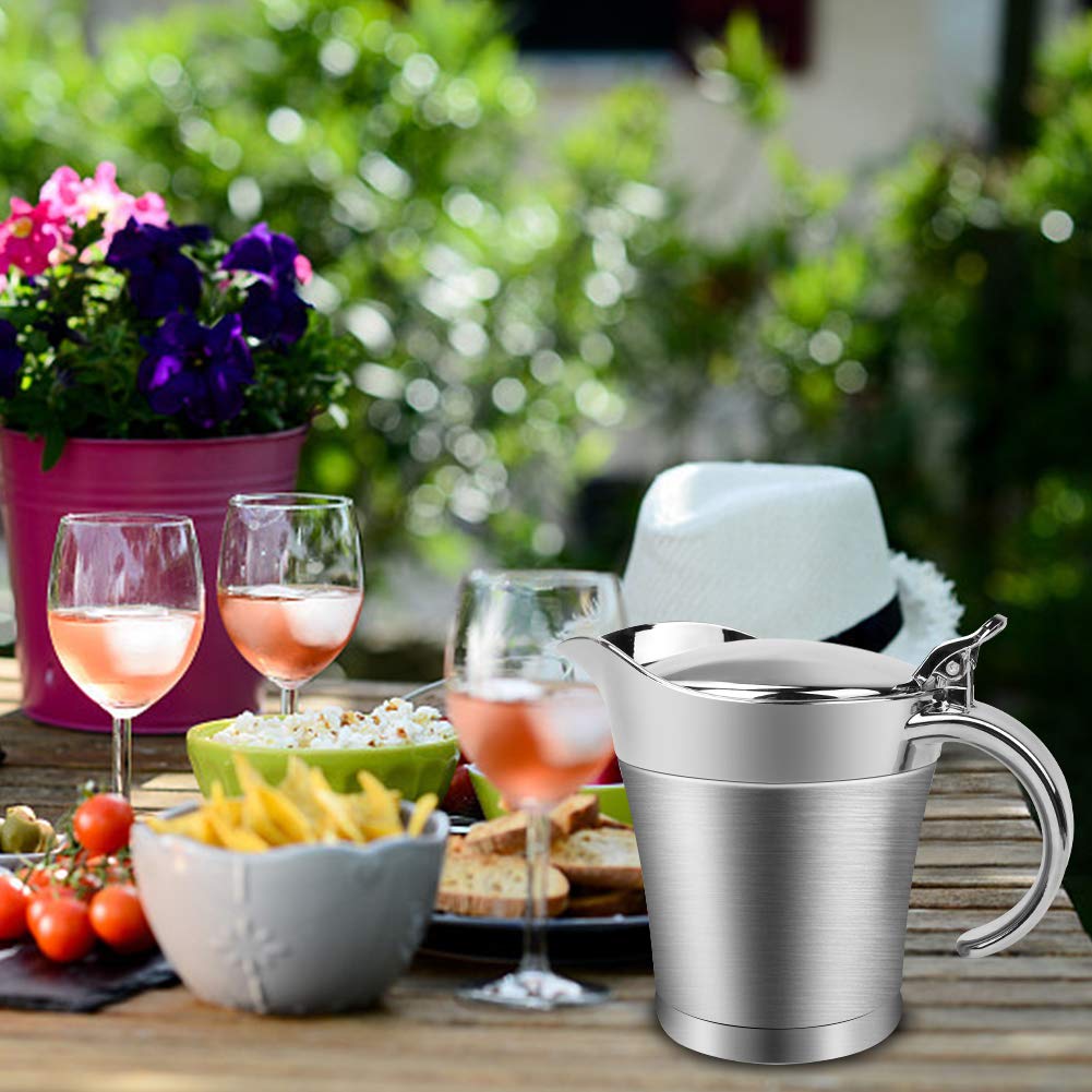 ShineMe classic gravy boat enhances table decor and convenience