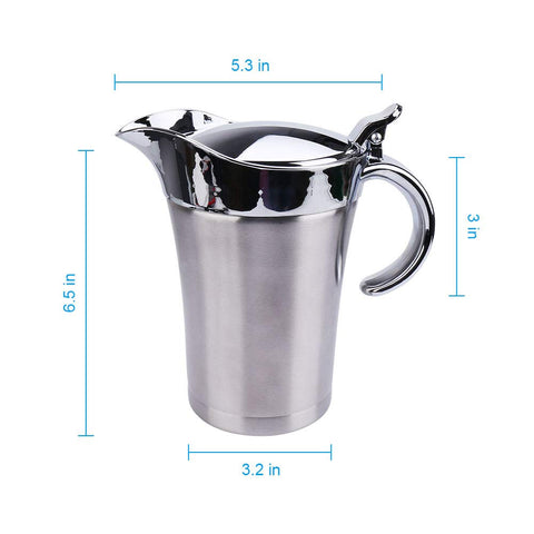 ShineMe gravy cream storage jar ready for easy table serving