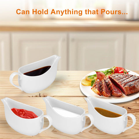 ShineMe microwave-safe porcelain boat ready for reheating small portions