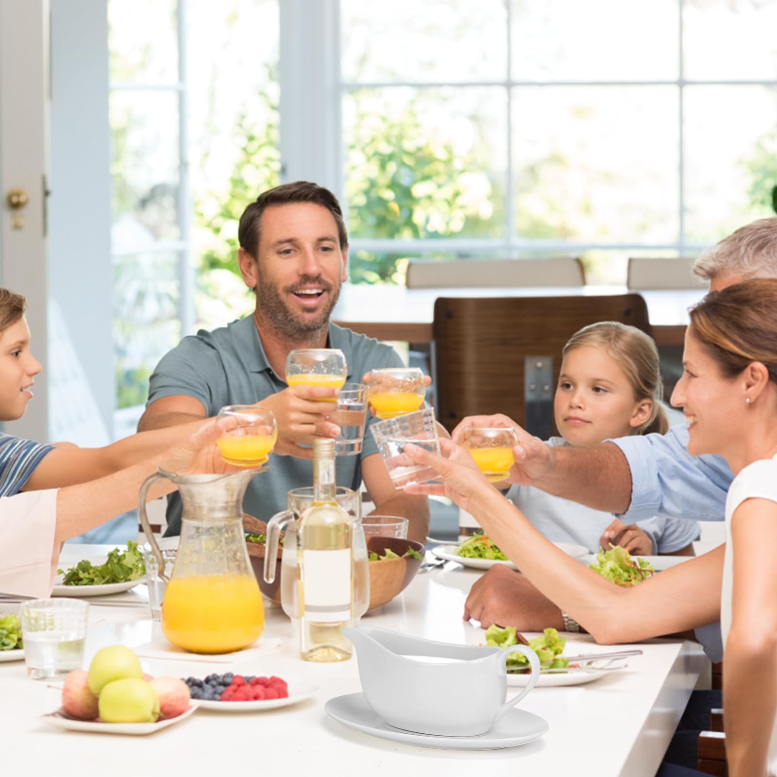 ShineMe salad dressing serve boat ideal for everyday meals