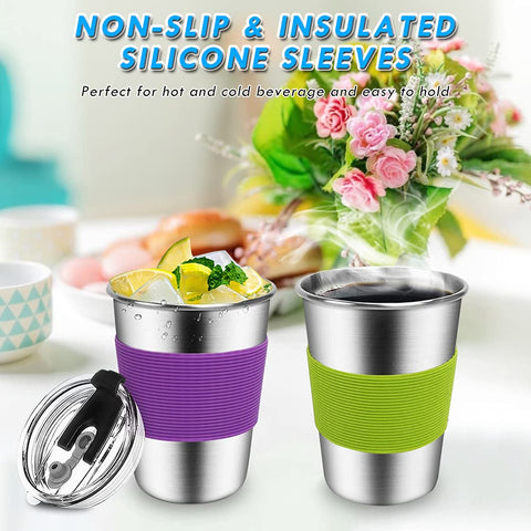 ShineMe stackable kids cups save cabinet space