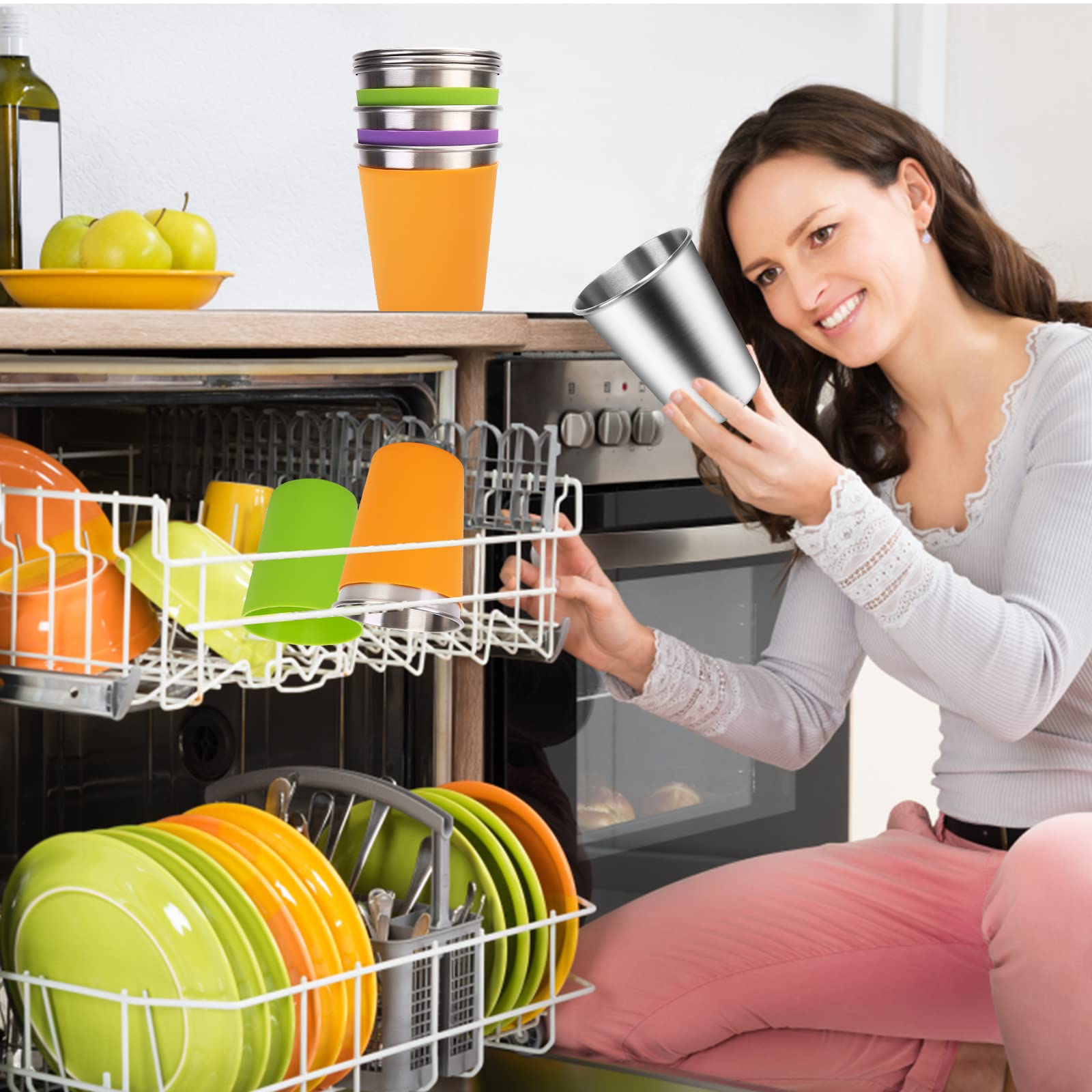 ShineMe 12oz capacity suits kids and adults for everyday beverages