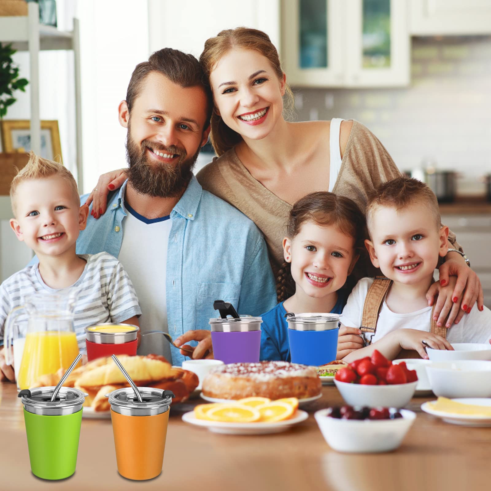 ShineMe BPA-free cups resist rust for long-lasting use