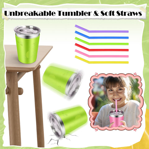 ShineMe cups support direct sipping and straw drinking in one versatile tumbler.