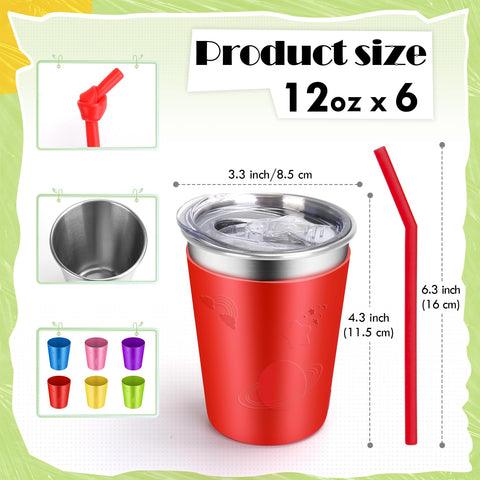 ShineMe cup with soft silicone straw for gentle sipping and teeth protection.