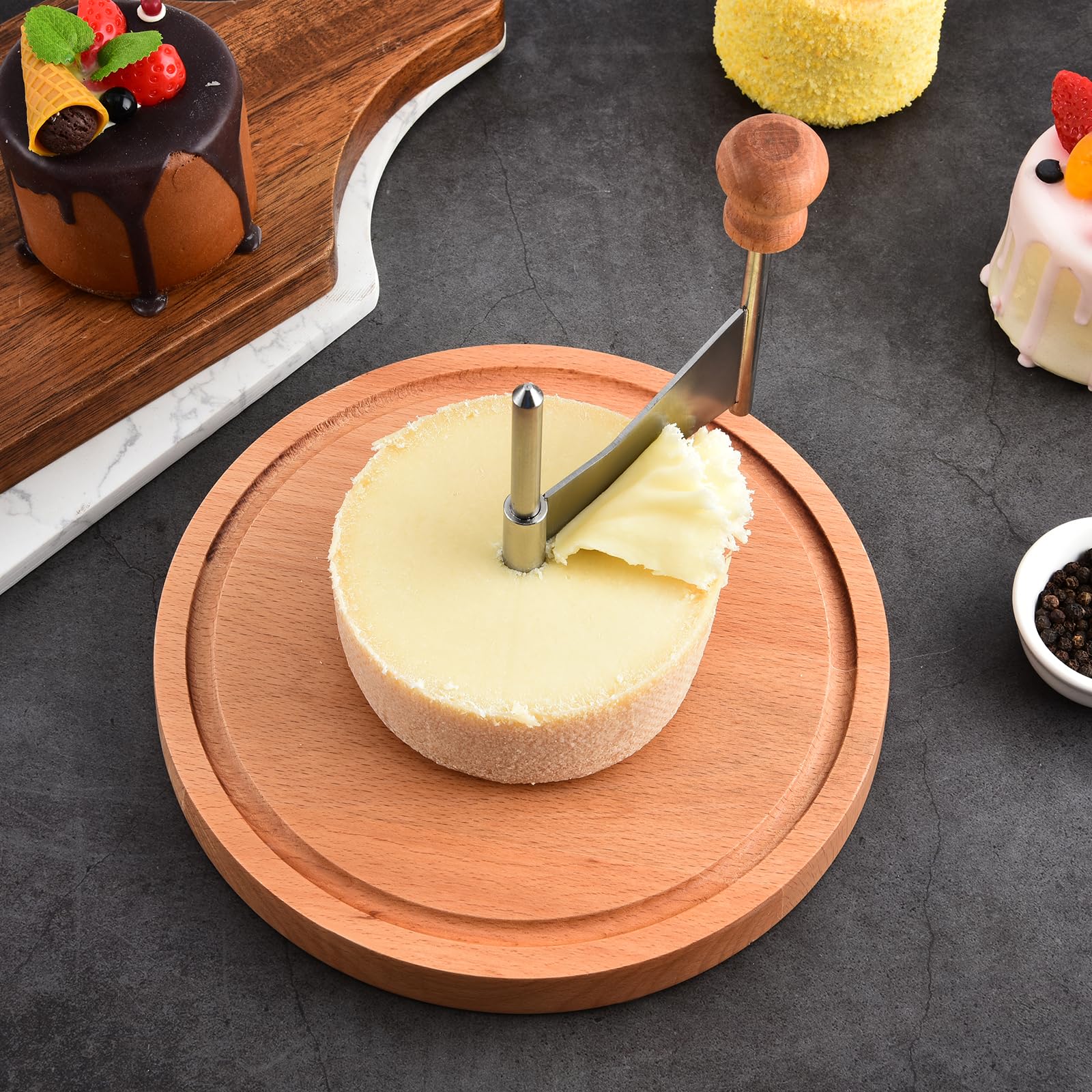ShinianYa chocolate curler shaves fine curls for desserts and garnishes