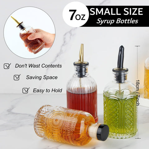 Shining Craft bottles with T-shaped stoppers prevent spills during transport.