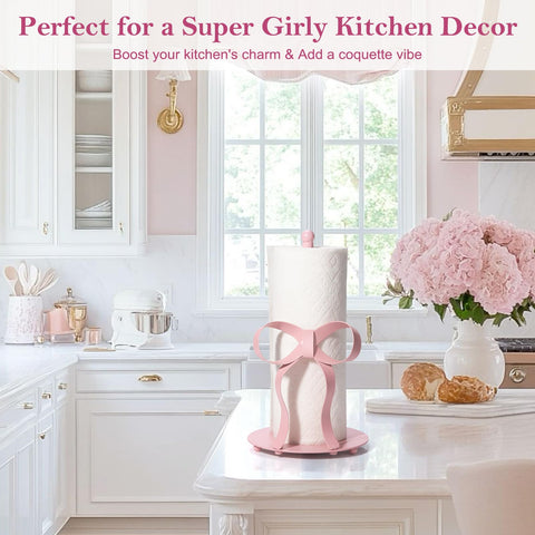 Shinlar coquette bow accent boosts feminine charm on any surface.