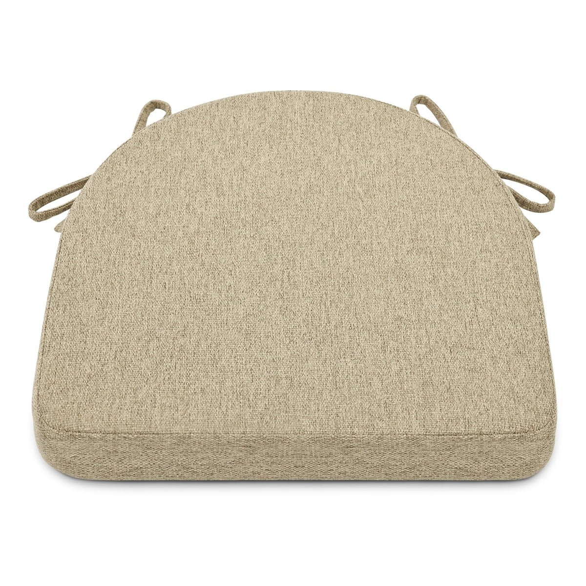 Shinnwa dining chair cushions with non-slip bottom prevent sliding on smooth chair surfaces.