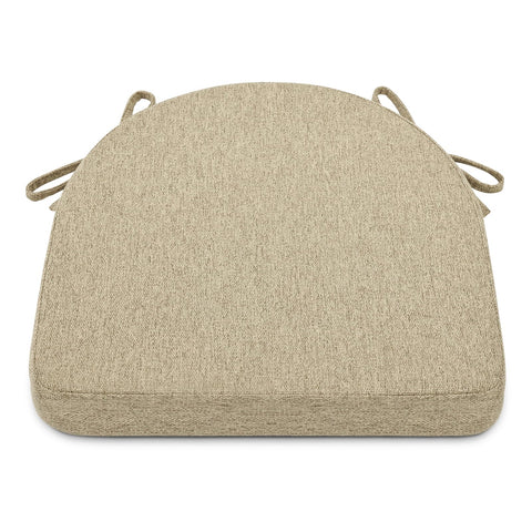 Shinnwa dining chair cushions with non-slip bottom prevent sliding on smooth chair surfaces.