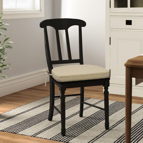 Shinnwa universal-fit cushions suit most chairs and expand to comfort.