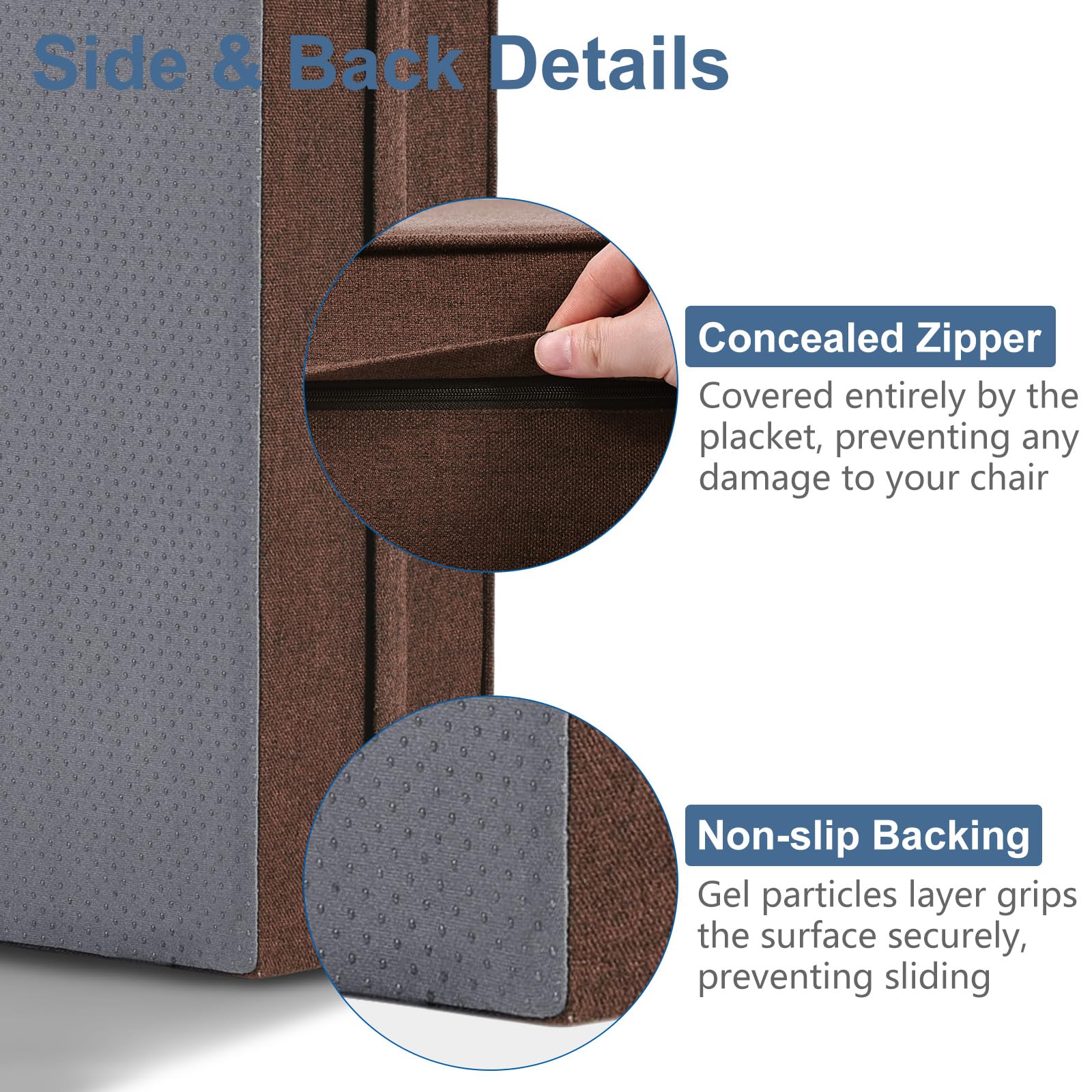 Shinnwa extra-large 20x20x5 inch cushion supports elderly seating