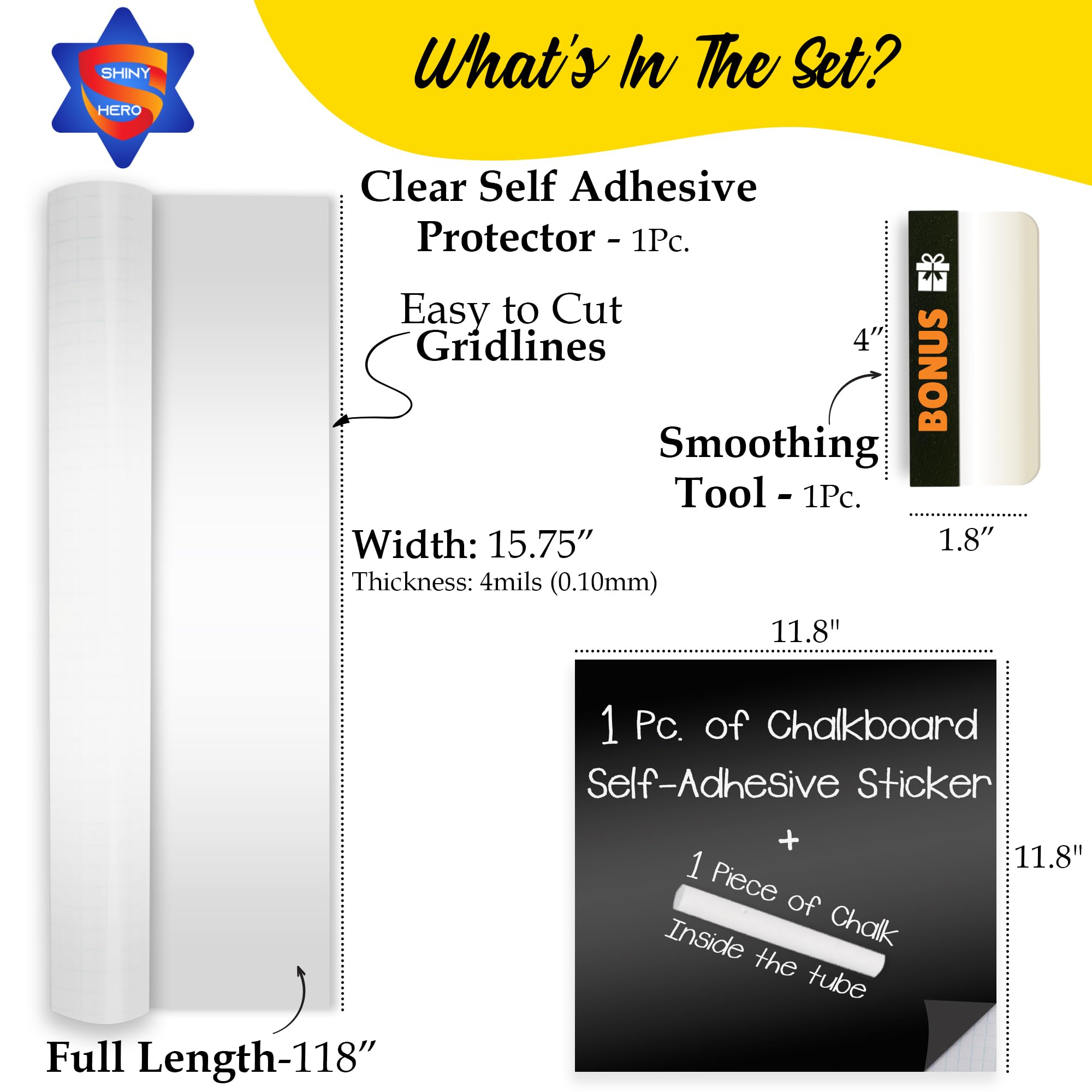Shiny Hero heat-resistant film guards heat-prone areas near stoves.