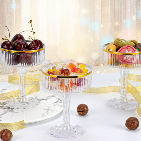 SHIQIKEJIPTY press-fit assembly champagne glasses for quick setup and easy storage.