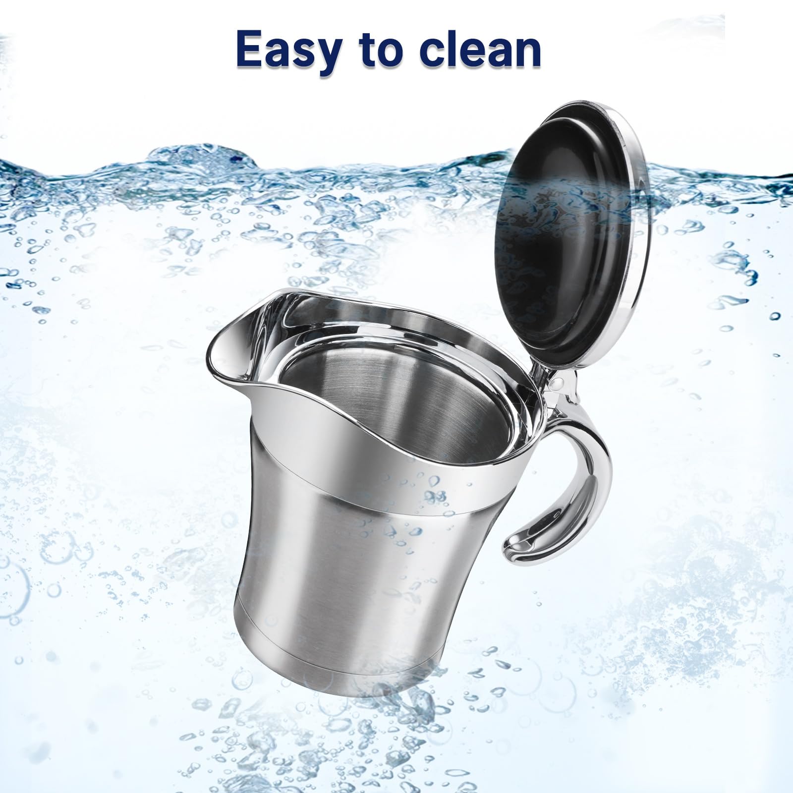 Shofilt multi-purpose gravy boat suitable for gravies, custards, and sauces.