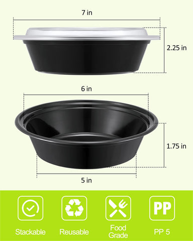 ShopDay airtight lids keep meals fresh and prevent spills.