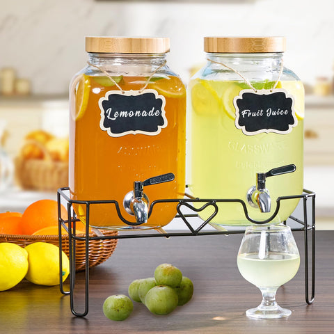 ShoreHao party-ready dispensers for lemonade, iced tea, and sangria