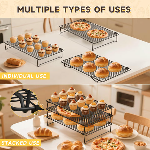 SHOUNAJIA heat resistant up to 446F for hot trays.