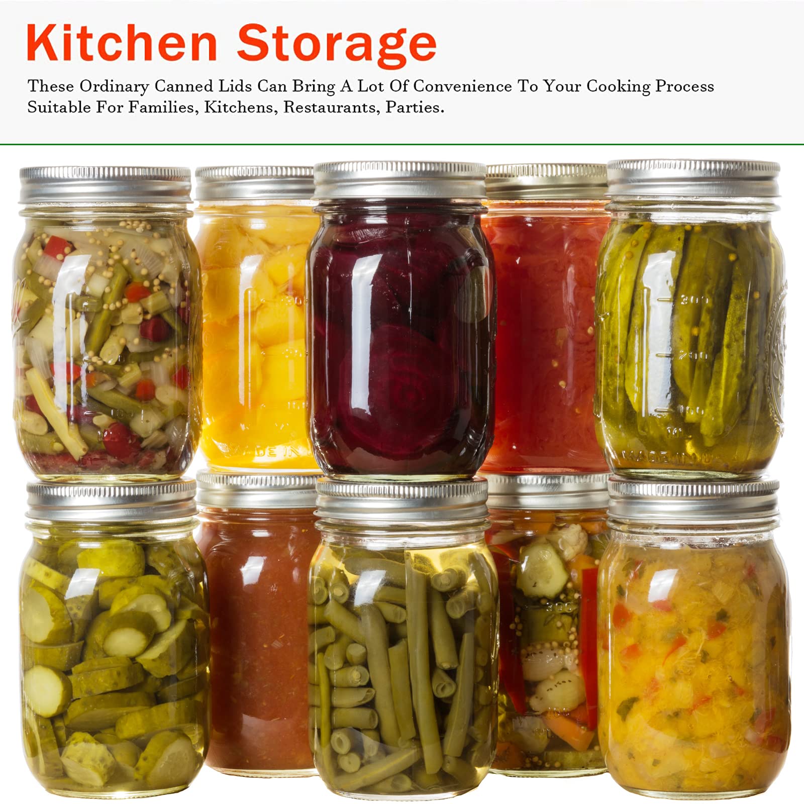 Showutheworld large-mouth jar compatibility for versatile storage tasks.