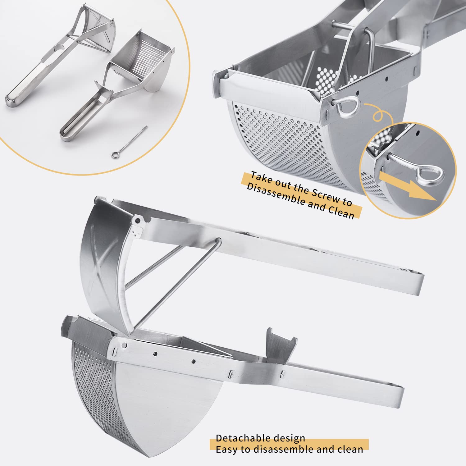 Shoxil detachable press design for easy cleaning after use