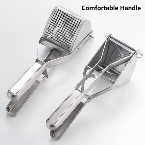 Shoxil stainless steel potato masher for durable, quick results