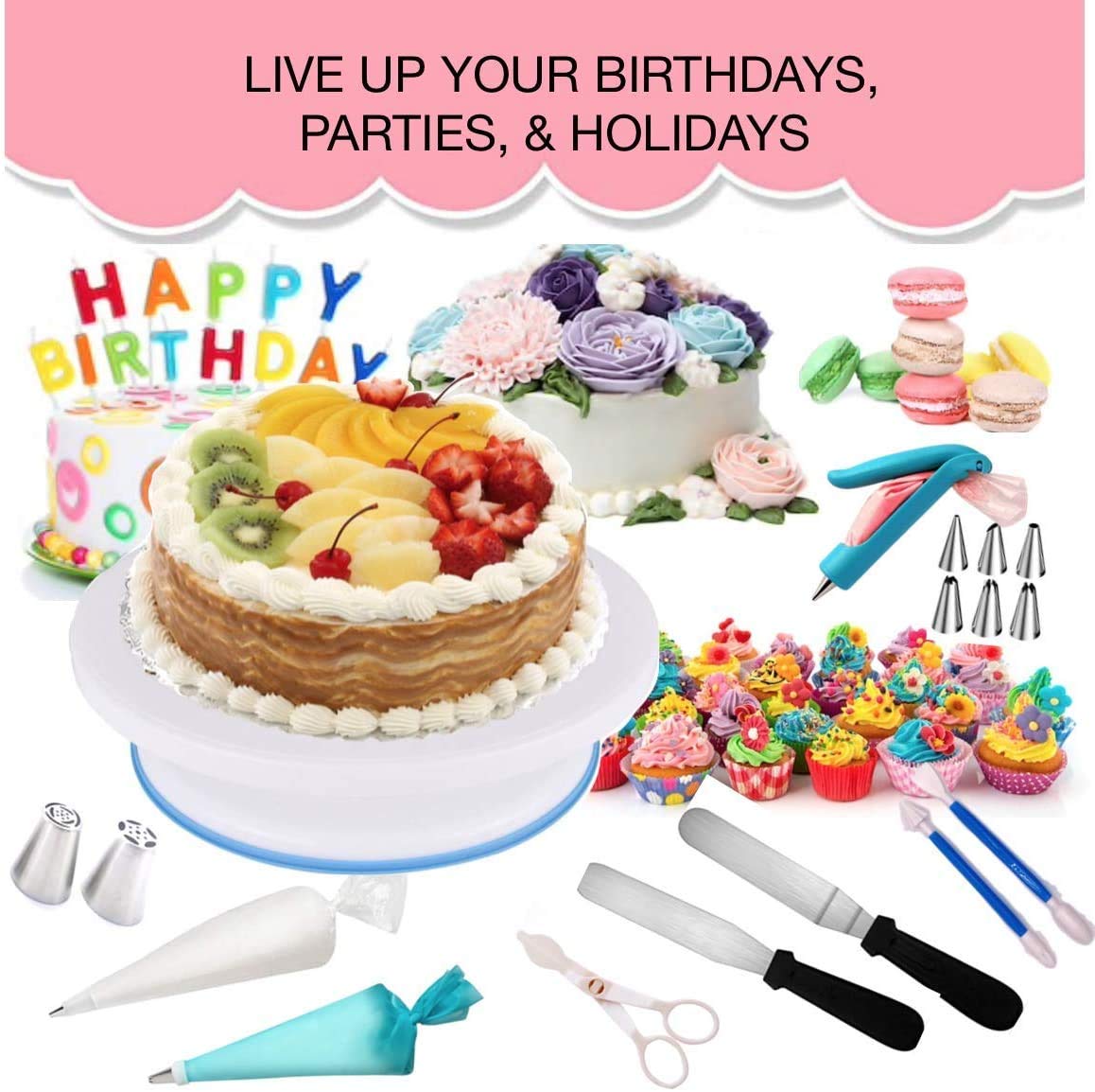 SHPEBS whisk and spatula for smooth mixing and frosting