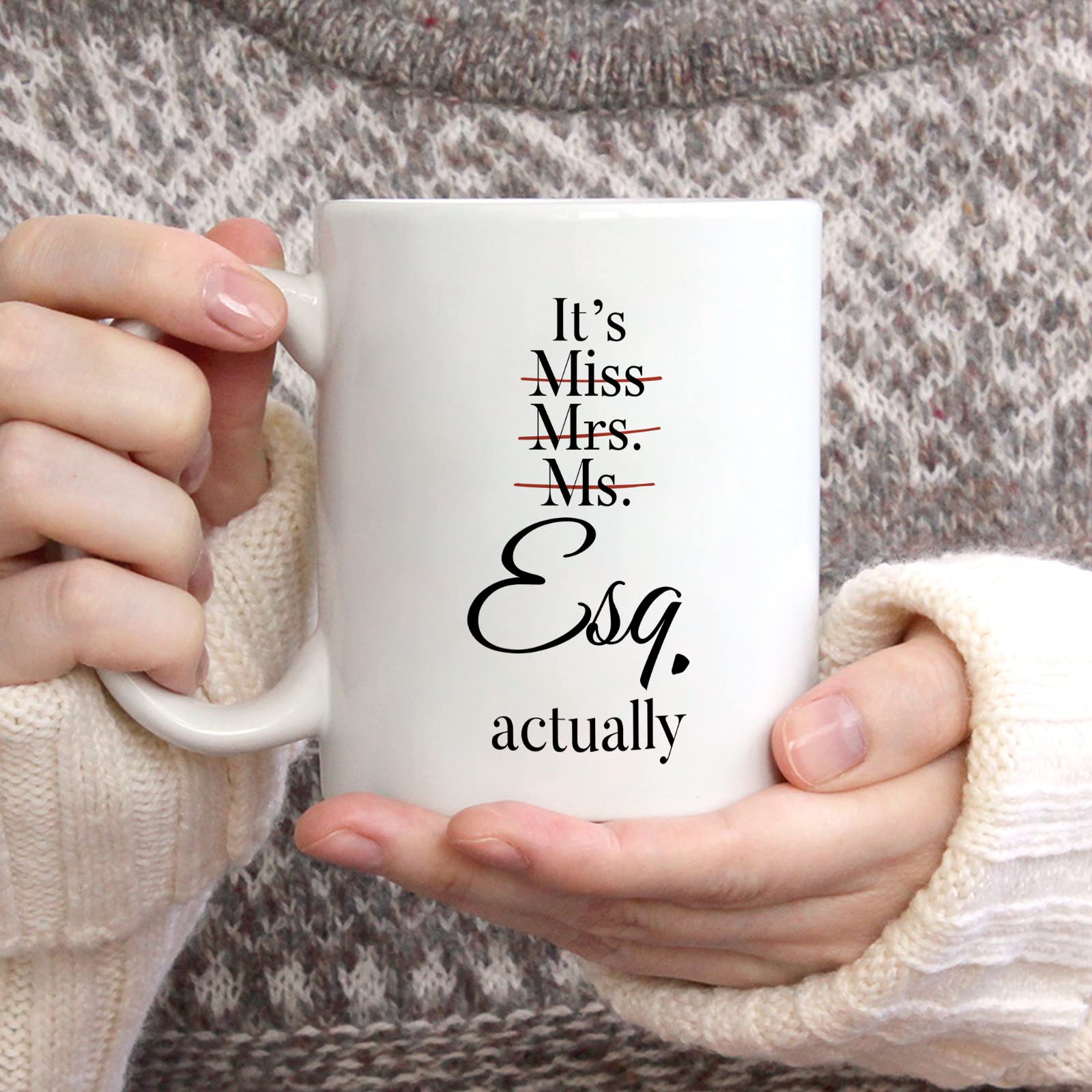Shqiueos mug close-up emphasizes eco-friendly ink on a durable ceramic surface.