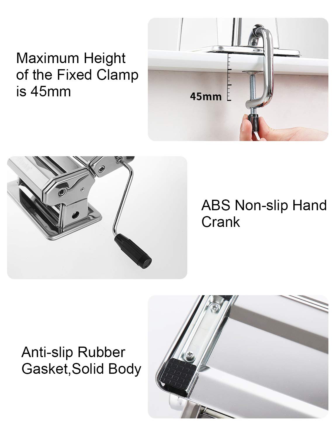 Shule thickness knob showing adjustable 0.5–3 mm settings
