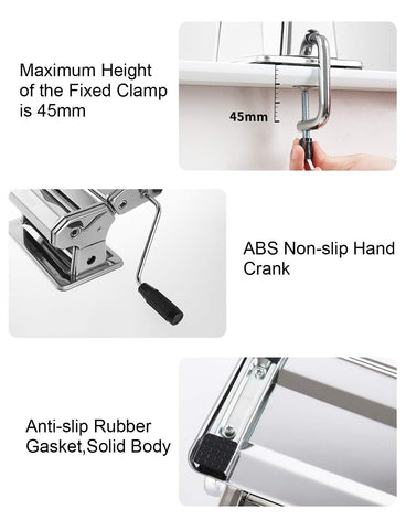 Shule thickness knob showing adjustable 0.5–3 mm settings