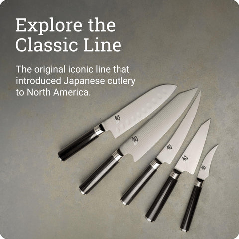 Shun Classic 6-Inch Boning Knife balanced for left and right handed use.