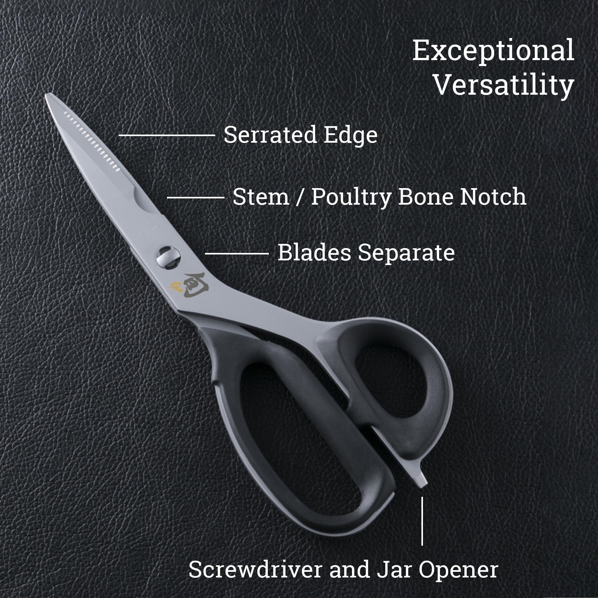 Shun Kitchen Shears handcrafted in Japan
