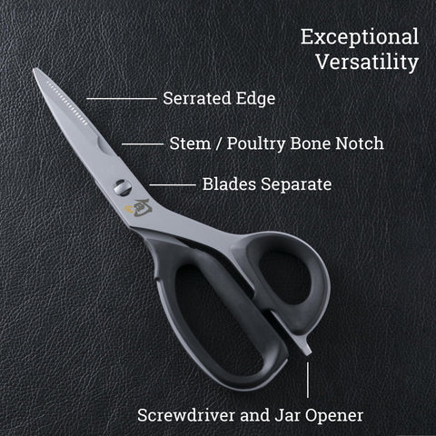 Shun Kitchen Shears handcrafted in Japan