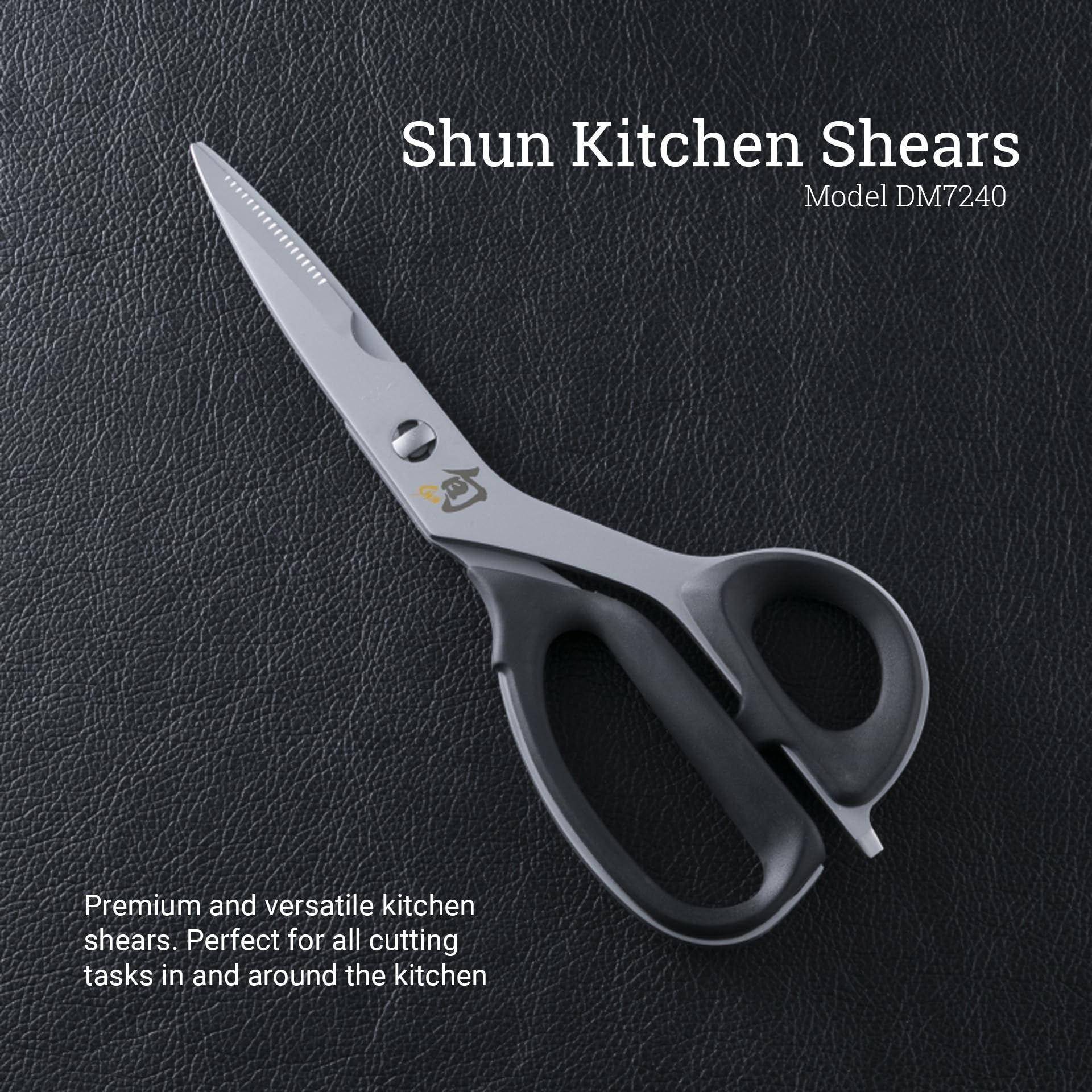 Shun Kitchen Shears with serrated edge for precise cuts