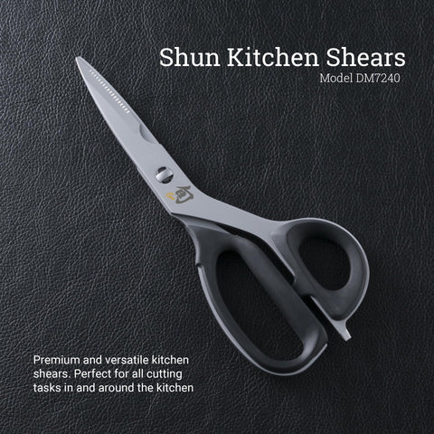 Shun Kitchen Shears with serrated edge for precise cuts