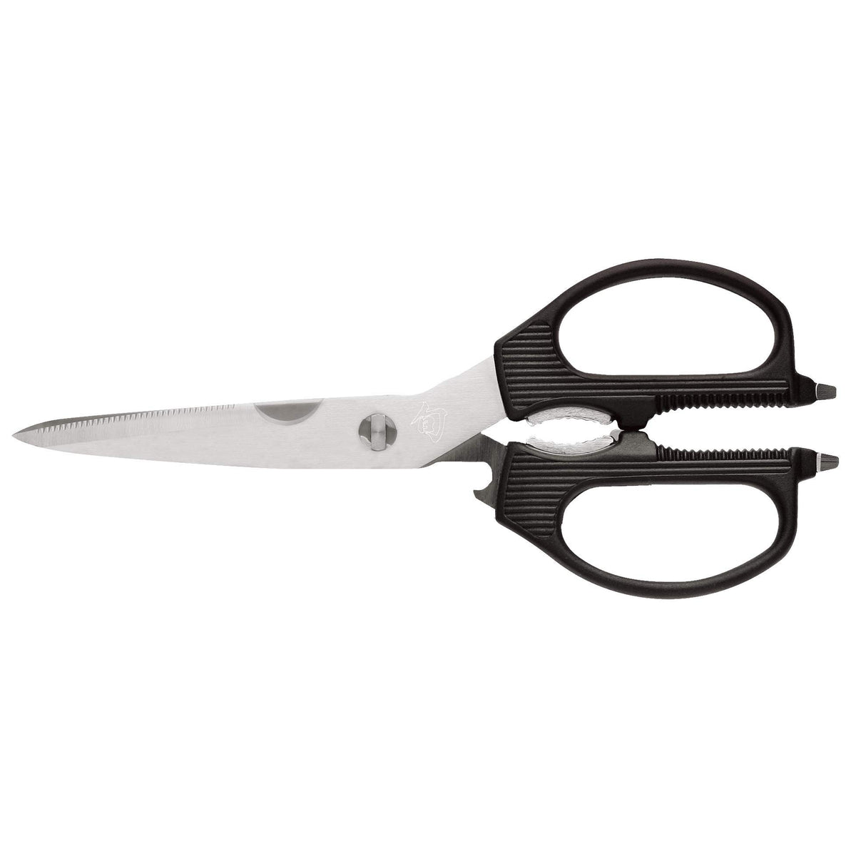 Shun multi purpose kitchen shears overview with ergonomic handle for versatile cooking tasks.