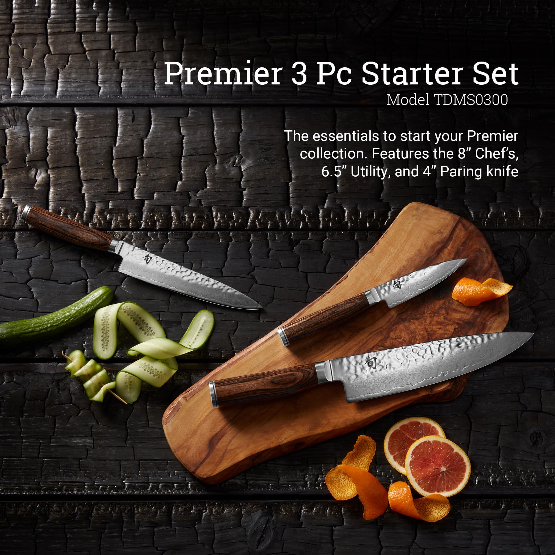 Shun Premier 4-inch Paring Knife ideal for precise peeling and trimming