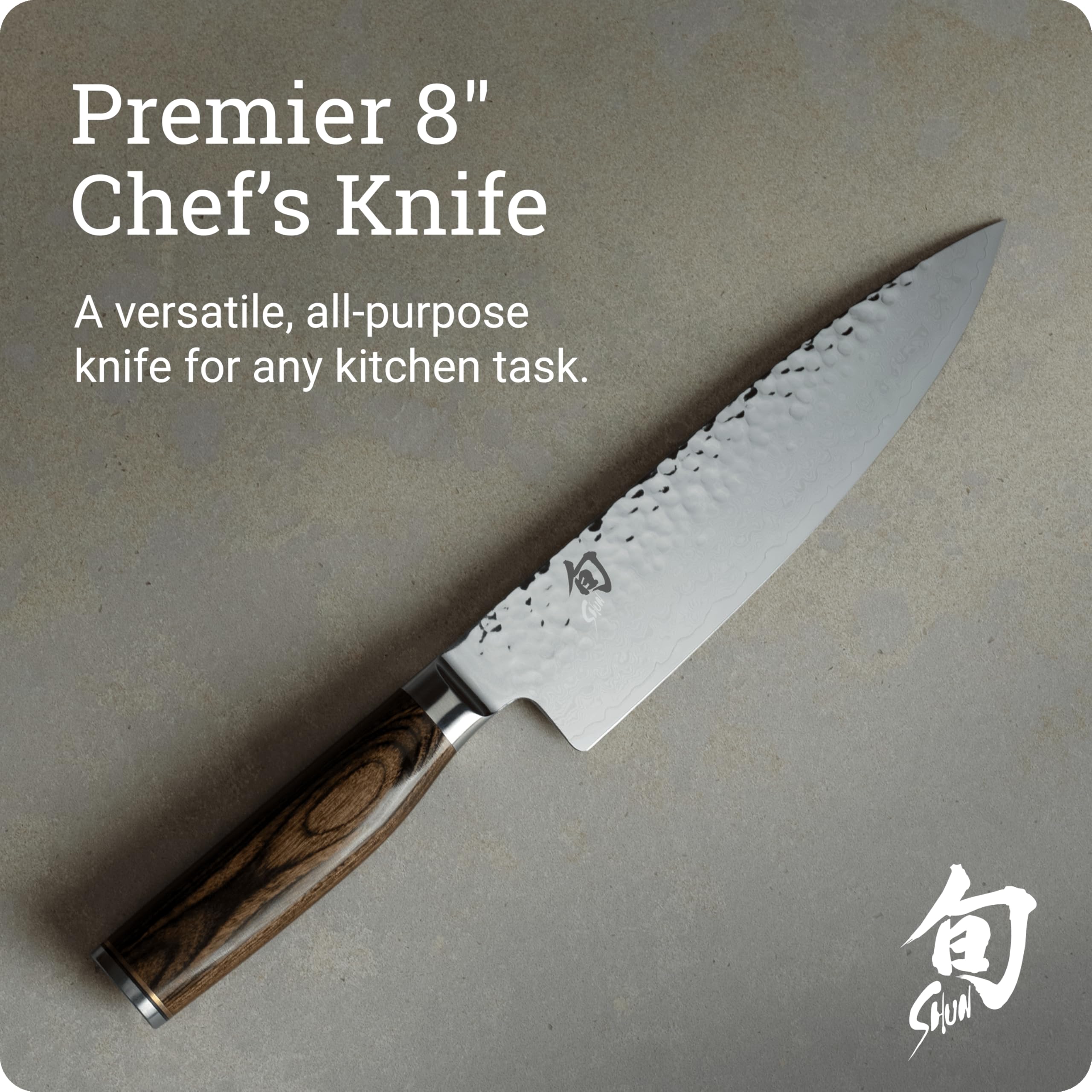 Shun Premier VG-MAX core delivers razor-sharp edges.