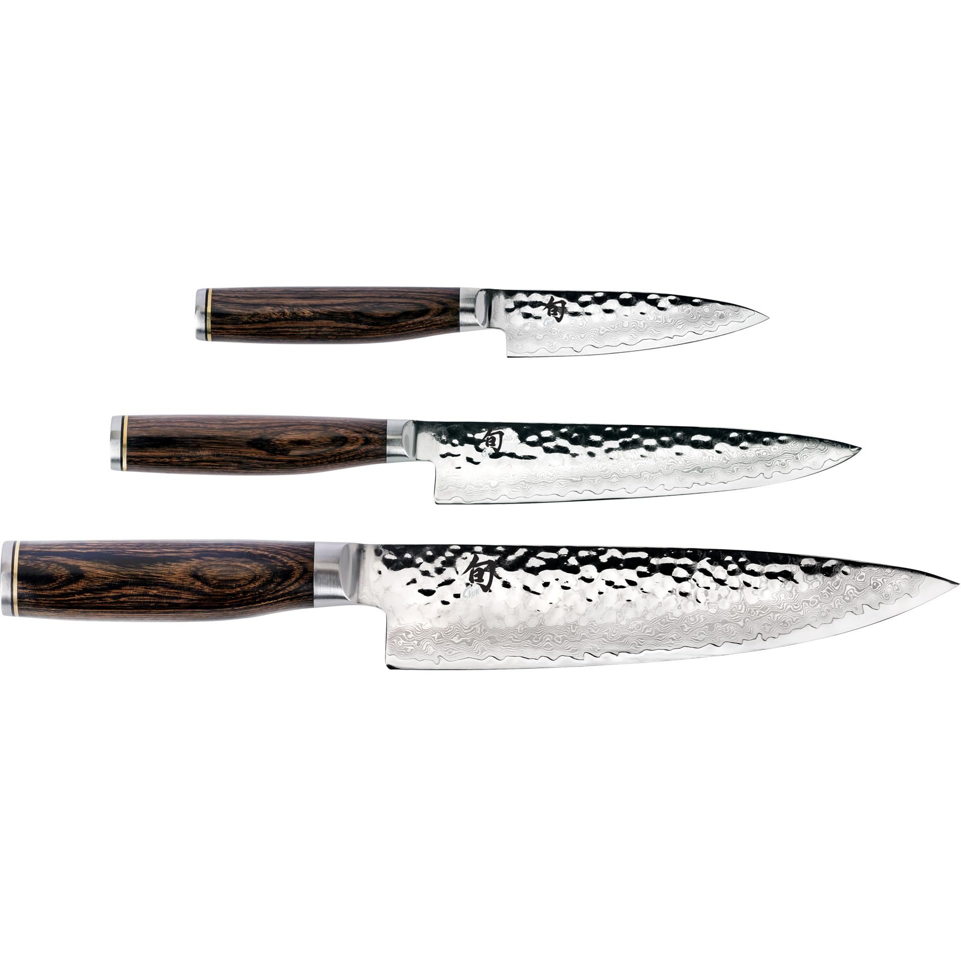 Shun Premier 8-inch Chef Knife with hammered tsuchime finish for smooth slicing