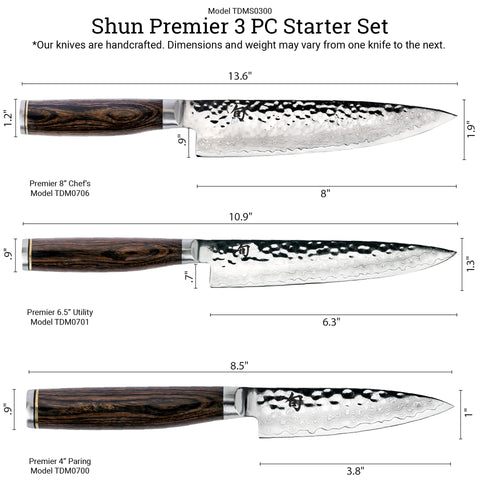 Shun Premier boxed set provides a complete kitchen starter kit