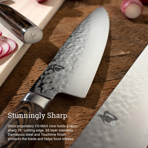 Shun Premier six-and-a-half-inch Utility Knife for versatile chopping