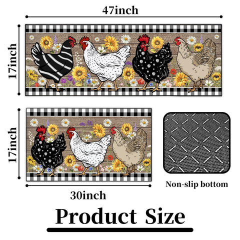 SHUNLCD sunflower pattern rug adds cheerful color to breakfast nook and counters