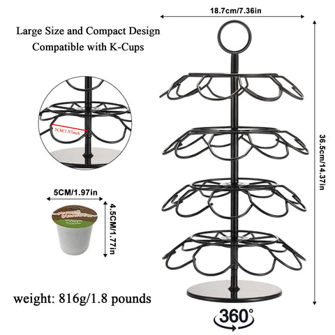 SHURFFY space-saving circular design reduces counter clutter