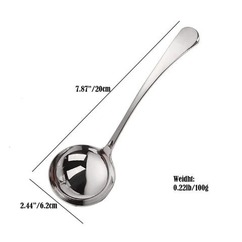 SIAIQIANG ladle with ergonomic handle for comfortable grip.